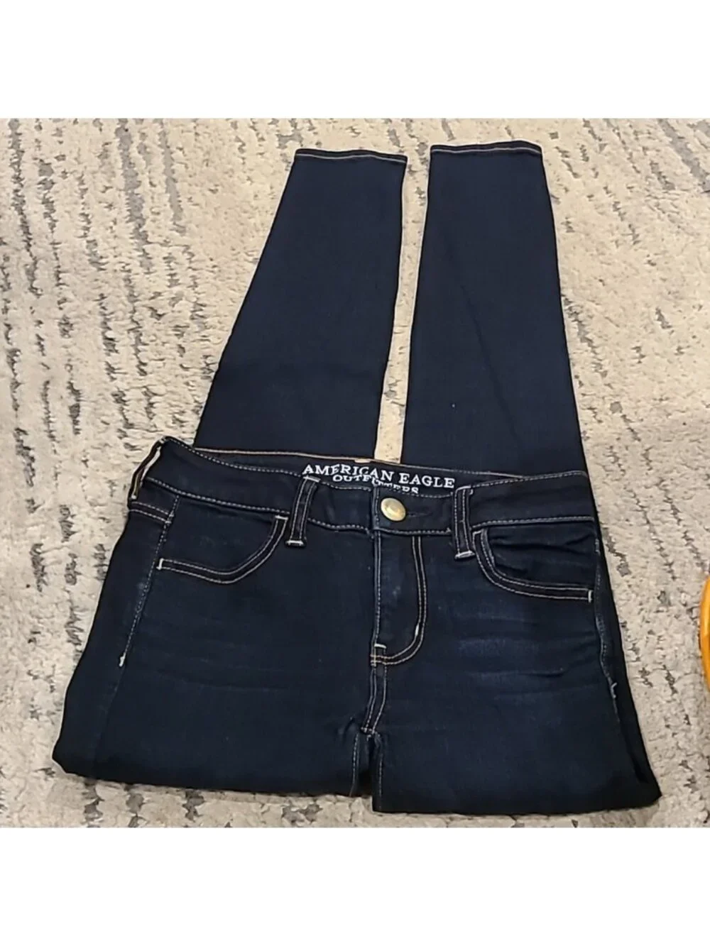 American eagle super super stretch dark wash jeggings